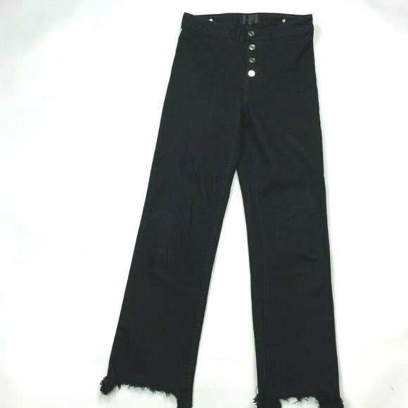 RtA Road To Awe Black‎ High Rise Skinny Jeans - Picture 2 of 10